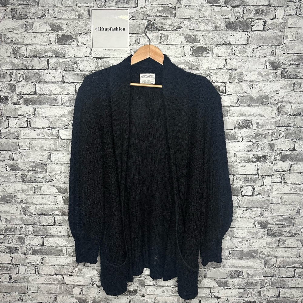 EUC Vintage Sideffects Long Nubby Knit Pocket Sweater Size 2XL (RN 44000)